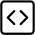 code bracket icon