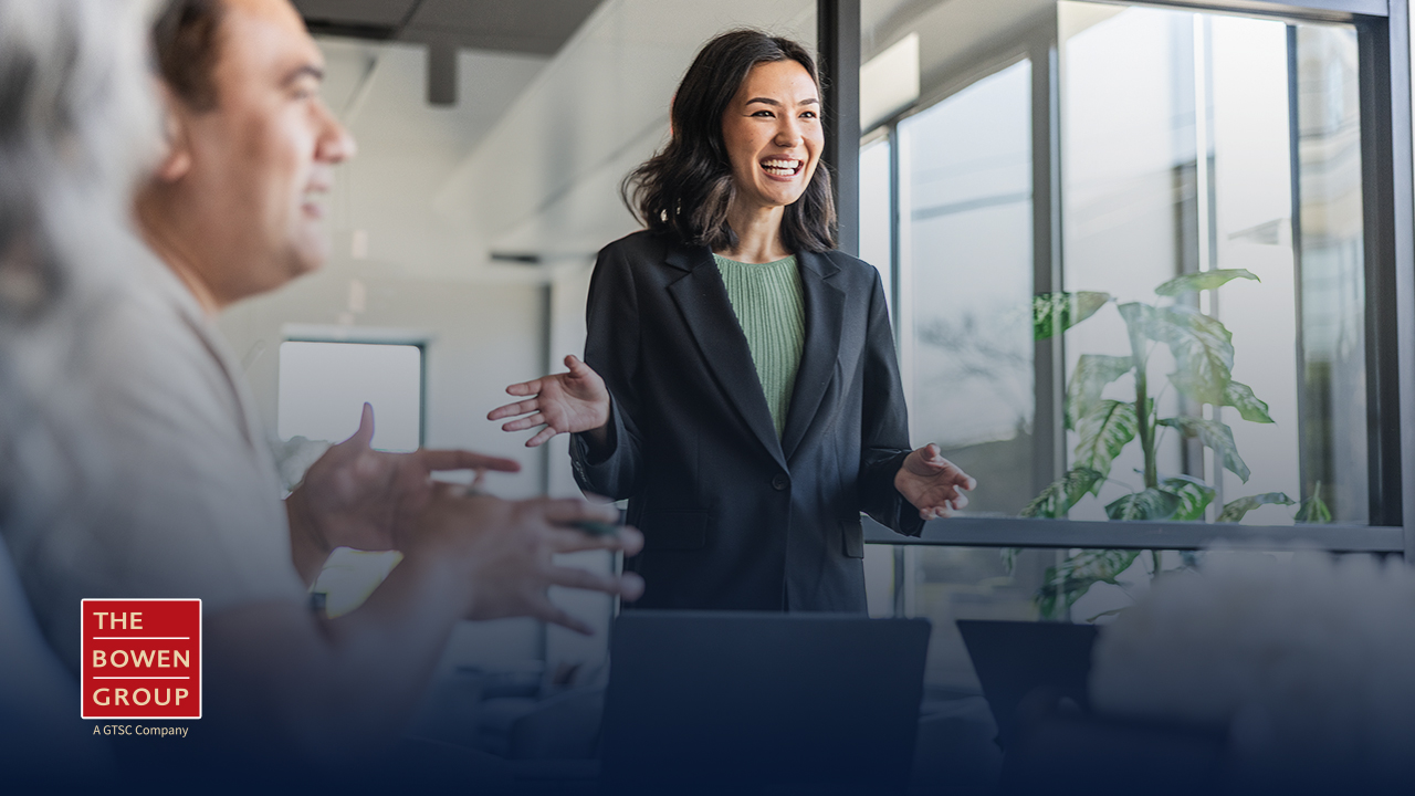 Coworkers in meeting